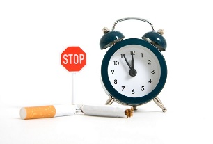 Sudden cessation of smoking