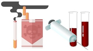 can I smoke before giving blood